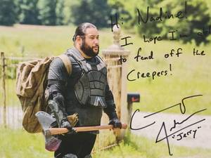 Jerry - The Walking Dead Cooper Andrews Autographed Photo with COA