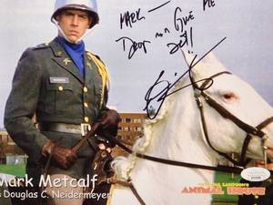 Douglas - Animal House Mark Metcalf Autographed Photo with COA