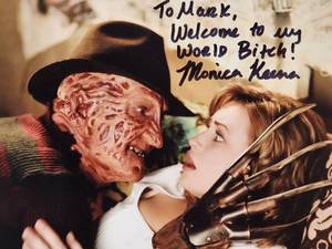 Lori - Freddy vs Jason Monica Keena Autographed Photo with COA
