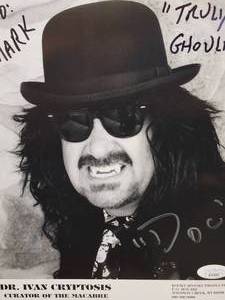 Curator and Host of the MaCabre Ivan Cryptosis Autographed Photo with COA