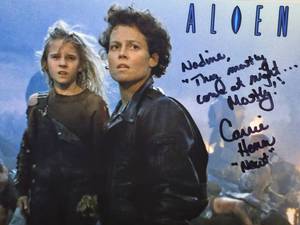 Newt - Aliens Carrie Henn Autographed Photo with COA