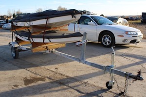 Pair of SUNFISH Dinghies with Trailer and Spare Sail - $6000 RETAIL VALUE
