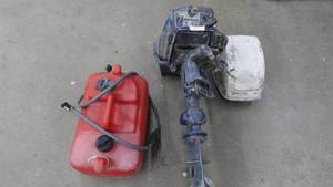 6 hp Evinrude Boat Motor & Tank