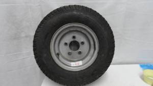 Trailer Wheel & Tire 205 x 65 -10, 5-hole Used