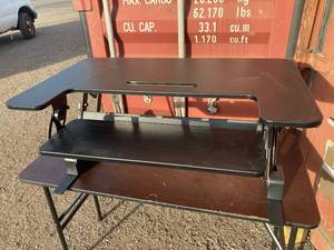 lot 20 image: Sit-Stand Desk Riser