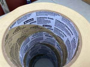 lot 73 image: 3M Contractor Two-Inch Masking Tape