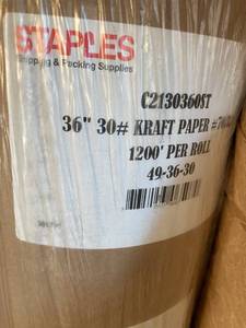 lot 79 image: Kraft Paper Roll