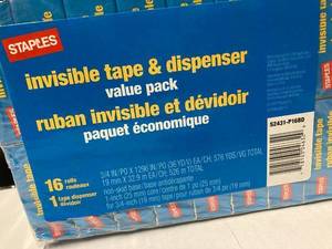 lot 122 image: Invisible Tape Set