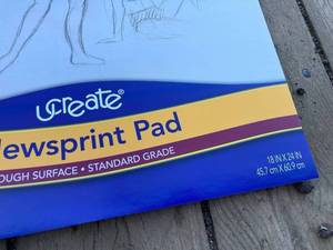 lot 130 image: Large Paper Newsprint Pads