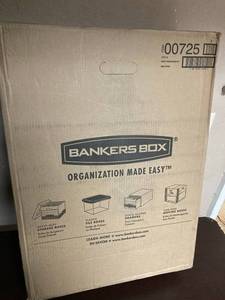 lot 136 image: Heavy Duty Bankers Boxes
