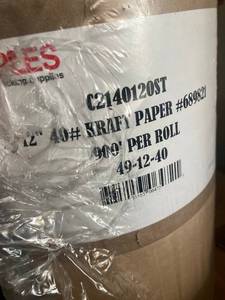 lot 144 image: Kraft Paper Roll