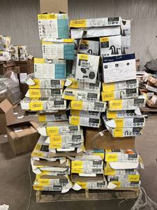 HUGE LOT of plumbing, lighting, faucets, showers, moen, american standard, husky, grohe etc..