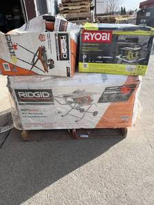 HUGE LOT of tools, table saws, air compressors, power washers, tile saws, ridgid, ryobi etc..