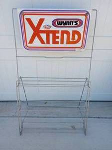 lot 51 image: Vintage Wynns Extend Oil Can Display Metal