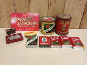 lot 157 image: Lot of Vintage Tobacco Tins