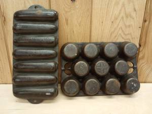 lot 176 image: Griswold and Wagner Cast Iron