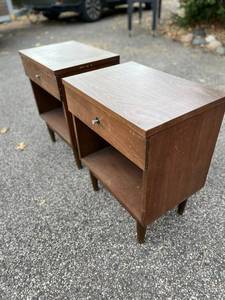 Pair  of Vintage Mid Century Nightstands or Side Tables