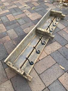 Rustic Wood Coat or Hat Rack