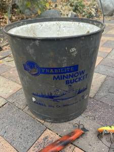 Vintage Minnow Buckets &amp Fishing Lures