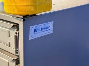 Heavy Duty Brookstone Steel Parts Cabinet wIndividual Pull Out Toolbox Drawers