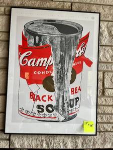 Framed Andy  Warhol Campbells Soup Can Poster