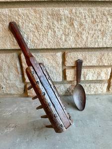 2 Early Carved Primitive Pieces&nbsp