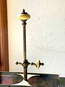 Vintage Chapman &amp Meyer Table Lamp wUnique Telescoping Metal Shade