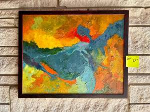 Oil  on Canvas Well Gustafson - abstract
