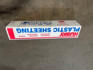 Husky 20 ft. x 200 ft. Clear plastic sheeting