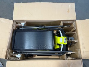 ONE 18V 13 in. Cordless Battery Walk Behind Push Lawn Mower with 4.0 Ah Battery and Charger