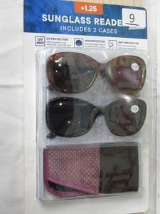 Sophia by M Bi-focal Sunglass Readers, 2-pack