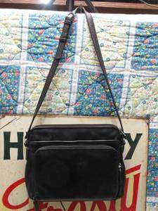 New York Black Leather Purse