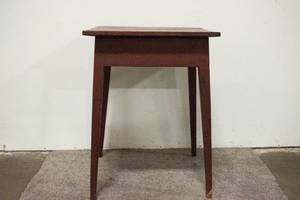 lot 72 image: Small 20th c. Red Painted Side Table