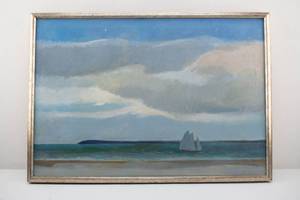 lot 46 image: Tua Hayes Seaward Original Oil on Canvas Painting