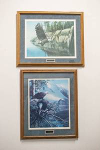 lot 53 image: 2 Kevin Daniel Eagle Wildlife Ltd. Ed. Signed & Numbered Prints