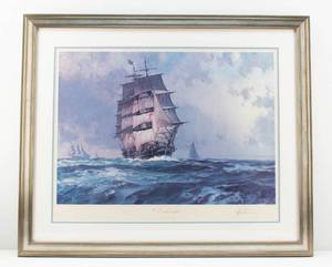 lot 10 image: John Stobart Dreadnought Ltd Ed. Signed & Numbered Print