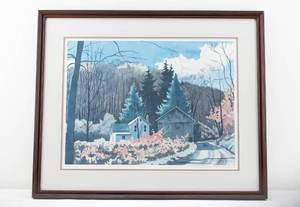 lot 100 image: Leland McClelland Autumn in Coshocton County Ltd Ed. Signed & Numbered Print