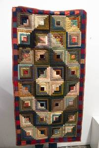 lot 168 image: Quilted Patchwork Wall Hanging