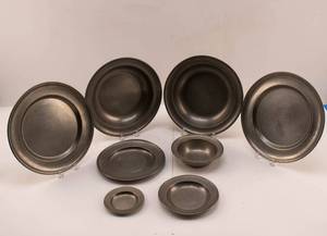 lot 177 image: Large Group of 20th C. Danish Pewter