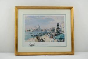 lot 112 image: Two John Stobart Ltd. Edition Signed, Remarqued, & Numbered Prints of Venice, Italy