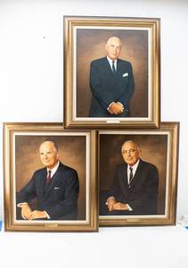 lot 139 image: 3 Original Oil on Board Portrait Paintings by Tommy McDonald