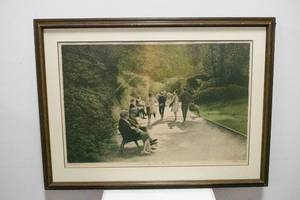 lot 187 image: Harold Altman Sunday, Parc Monceau Color Artist Proof Lithograph
