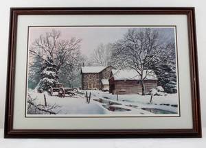 lot 191 image: Richard Bollinger Winter Solace Ltd Ed. Signed & Numbered Print