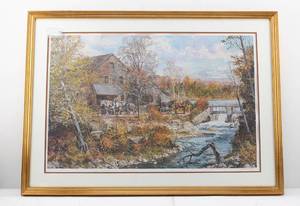 lot 227 image: Peter Etril Snyder Greins Mill Ltd Ed. Signed & Numbered Print