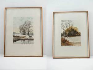 lot 103 image: Patricia Langmead Winter Landscape & Autumn Limited Edition Prints