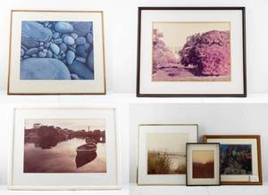 lot 244 image: Group of 6 Vintage Framed Photograph Prints