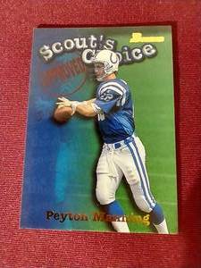 1998 Bowman Peyton Manning Rookie Card