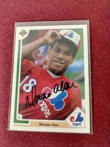 Autographed Moises Alou Card