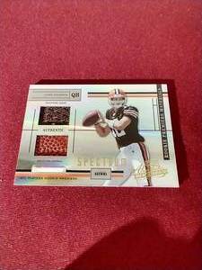 Luke McCown Dual Relic Rookie Card - #d75