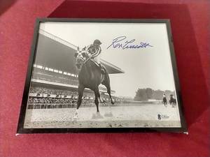 Framed Photo of Secretariat Signed by Ron Turcotte WCOA